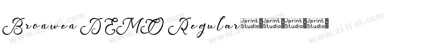 Bronwen DEMO Regular字体转换